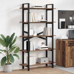 vidaXL Boekenkast Oud Hout 100 x 33,5 x 178 cm Bewerkt hout, Huis en Inrichting, Kasten | Boekenkasten, Minder dan 50 cm, Verzenden