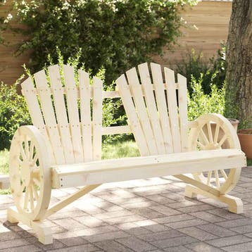 vidaXL Tuinstoel 2-zits Adirondack massief vurenhout, Verzenden