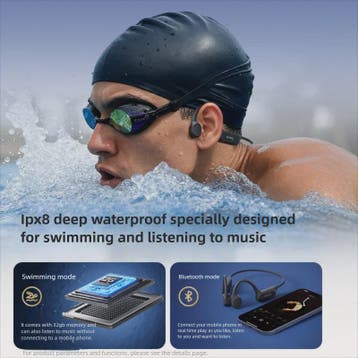 Sanag B33S Bone Conduction Oordopjes - IPX8 Waterdicht & 32G, Verzenden, Nieuw