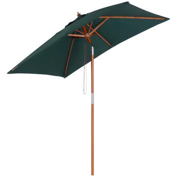 Knielbare Parasol 200x150cm Van Sparrenhout, 3-traps Verstel, Tuin en Terras, Verzenden