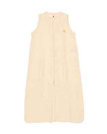 HEMA Babyslaapzak mouwloos mousseline 0.5tog croissant beige, Verzenden, Nieuw