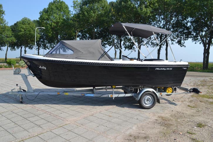Oldambtsloep 550XL met Suzuki DF15, Watersport en Boten, Sloepen, Buitenboordmotor, Benzine, Zo goed als nieuw, Polyester