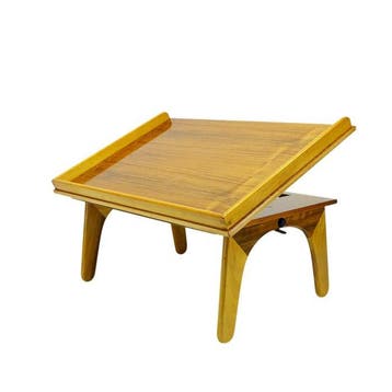 Fratelli Reguitti - Dienblad voor op bed - Hout, Staal -