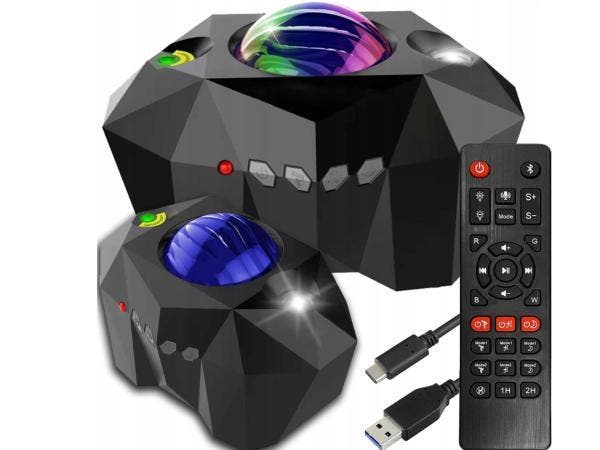 Veiling - Projector Poollicht Sterrenhemel en Maan - Bluetoo, Audio, Tv en Foto, Projectieschermen