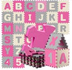 Puzzelmat 86 delig met getallen en letters Roze (Speelgoed), Hobby en Vrije tijd, Verzenden, Nieuw