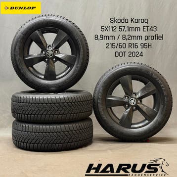 Winterwielen originele Skoda Karoq 16 inch– Nanuq – 57A60105, 16 inch, Banden en Velgen, Personenwagen, Gebruikt