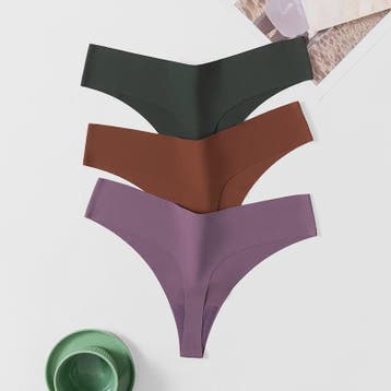 Set van 10 Naadloze Dames Strings - Comfortabele en Ademende, Kleding | Dames, Verzenden, Nieuw