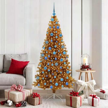 vidaXL Kerstboom Goud 180 cm PET, Diversen, Verzenden, Nieuw
