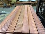 vlonderplanken-terras-planken-Hardhout-Mukulungu-25x143mm, Tuin en Terras, Terrasdelen en Vlonders, Ophalen, Nieuw, Hout