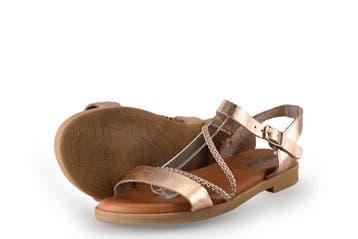 Milo &amp; Mila Sandalen in maat 37 Goud, Overige kleuren, Verzenden, Sandalen of Muiltjes, Milo &amp; Mila
