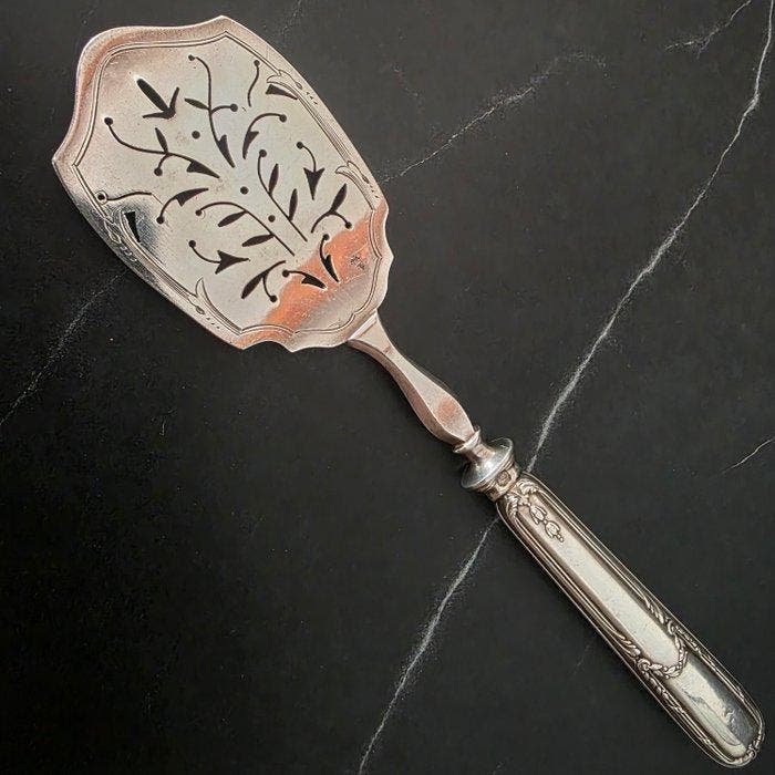 Jean E. Puiforcat - Lepel - Prestige dessertlepel - .950, Antiek en Kunst, Antiek | Goud en Zilver