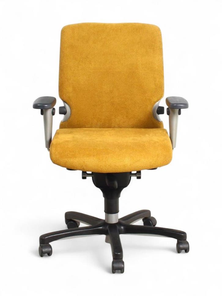 Haworth Comforto 77 bureaustoel, geel, Huis en Inrichting, Bureaustoelen, Nieuw, Ergonomisch, Ophalen of Verzenden