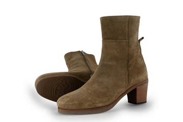 Shabbies Amsterdam Enkellaarzen in maat 40 Beige, Shabbies Amsterdam, Verzenden, Beige, Lage of Enkellaarzen
