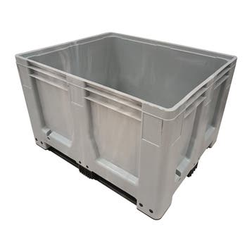 Palletbox MaxiLog, 1200x1000x760, HDPE kunststof, tweede, 100 cm of meer, 60 cm of meer, Overige typen, Nieuw