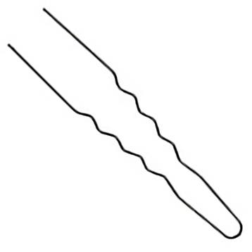 Comair  Haarspelden  Zwart  5,5 cm  50 Stuks, Verzenden, Nieuw