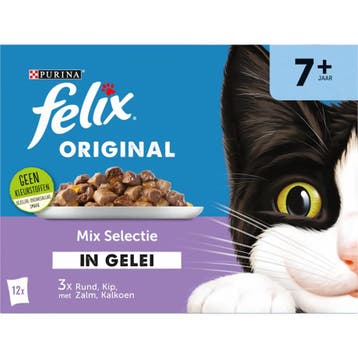 4x Felix Original Mix Selectie in Gelei 7+ Jaar 12 x 85 gr, Verzenden, Nieuw