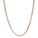 Roségouden vintage vossenstaart collier 14 kt, Ophalen of Verzenden, Nieuw