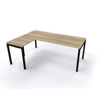 N-poot hoekbureau, 200x160cm, Zakelijke goederen, Overige plaatsen, Ophalen of Verzenden, Nieuw in verpakking, Bureau