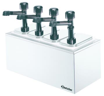 Pompstation zilverzwart 4 pompen | 4x 3,3 liter |, Verzenden, Nieuw in verpakking
