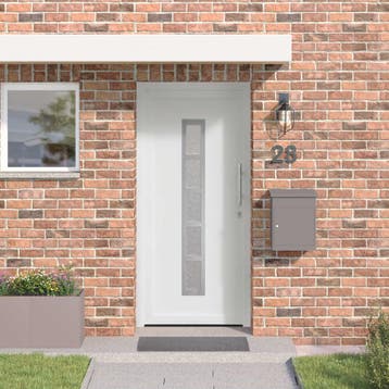 vidaXL Voordeur 88 x 200 cm PVC Wit, Verzenden, Nieuw
