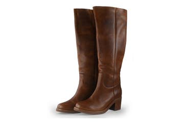 Shabbies Amsterdam Laarzen in maat 41 Cognac, Kleding | Dames, Hoge laarzen, Overige kleuren, Shabbies Amsterdam, Verzenden
