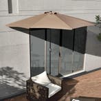 Parasol halfrond voor balkons of terrassen 300x150x230 beige, Tuin en Terras, Verzenden, Nieuw