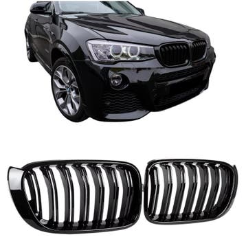 Grillen set | Nieren | geschikt voor BMW X3 F25 LCI / X4 F26, Verzenden, Nieuw, BMW