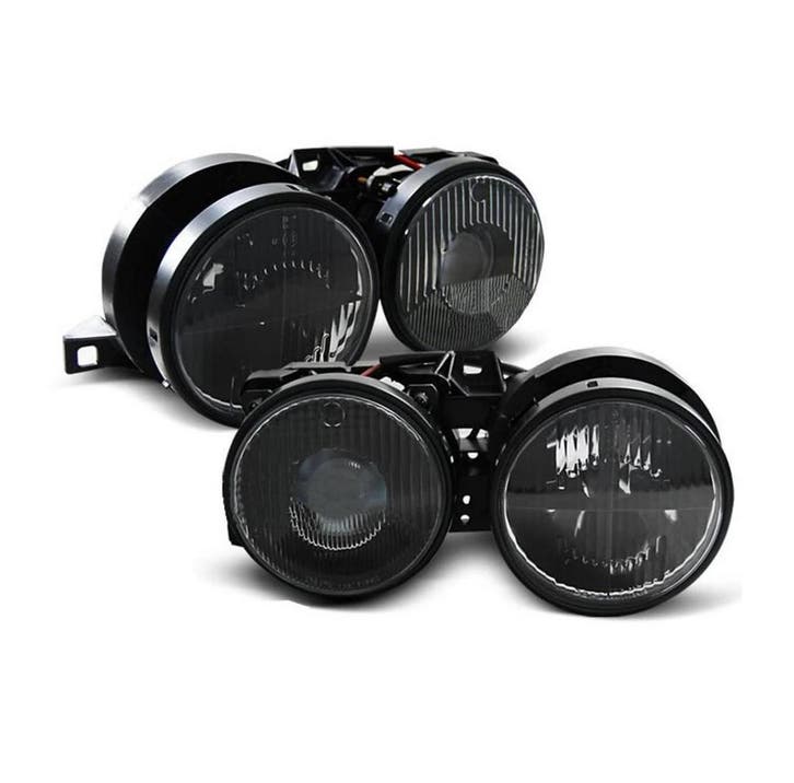 BMW E30 84-91 koplampen set zwart, Auto-onderdelen, Verlichting, Nieuw, BMW
