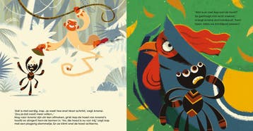 Anansi de spin laat Aap weer lachen / Anansi de spin, Boeken, Kinderboeken | Kleuters, Verzenden, Gelezen, Iven Cudogham