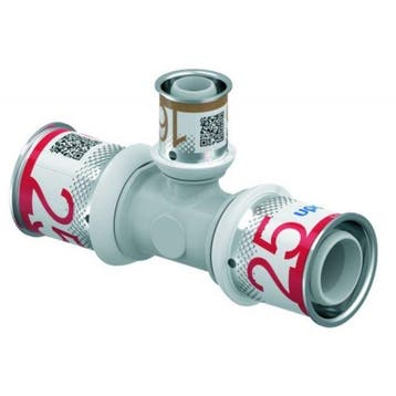 Uponor S-Press Plus PPSU perskoppeling Ø25x16x25 T-stuk, Verzenden, Nieuw