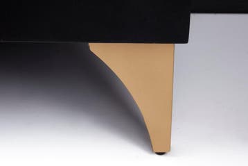 Handgemaakt dressoir GOLDEN SUNSET 180cm zwart goud, Ophalen of Verzenden, Nieuw
