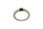 Ring - 9 kt. Witgoud - 1.00ct. tw. Toermalijn, Sieraden, Tassen en Uiterlijk, Ringen, Nieuw