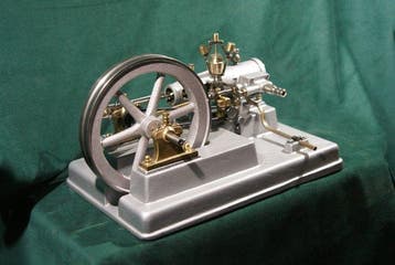 Stoommachine - Gietijzer, Messing - 1960-1970 - Stoommachine, Antiek en Kunst, Antiek | Speelgoed