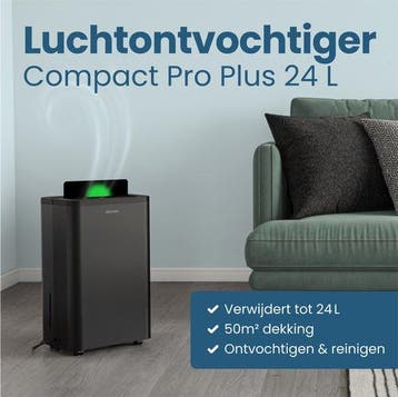 2dekans | Auronic Luchtontvochtiger - Compact Pro Plus - 24L, Ophalen of Verzenden, Zo goed als nieuw