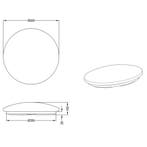 LED Plafondlamp met Bewegingssensor - Trion Poly - Opbouw, Ophalen of Verzenden, Nieuw, Kunststof