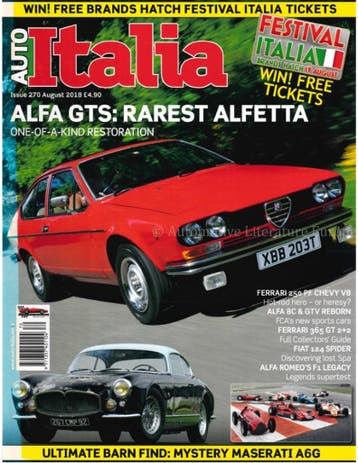 2018 AUTO ITALIA MAGAZINE 270 ENGELS, Nieuw, Author
