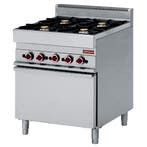 Diamond ALPHA 650 Fornuis + Heteluchtoven | Gas | 4 Branders, Ophalen of Verzenden, Nieuw in verpakking