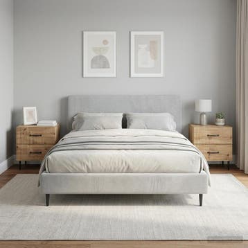 vidaXL Nachtkastje 2 st Artisanaal eiken 43 x 34,5 x 47,5 cm, Minder dan 45 cm, Verzenden, Nieuw, Minder dan 55 cm