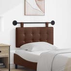 vidaXL Hangend hoofdbord Bruin Kunstleer, Verzenden, Nieuw, Bruin, Overige materialen