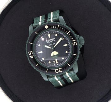 Swatch - Bioceramic Scuba Fifty Fathoms Green Abyss -, Nieuw