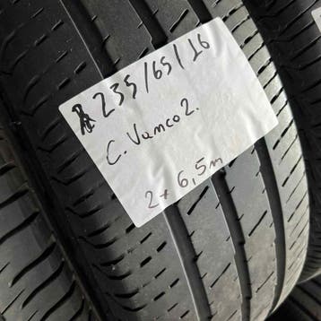 4 x Continental 235-65-16 C Zomerbanden 6,5mm, 16 inch, Ophalen of Verzenden, 235 mm, Band(en)