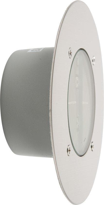 Smartwares 5000.197 Grondspot - 2 lichts - 140 mm - staal, Antiek en Kunst, Antiek | Lampen, Verzenden