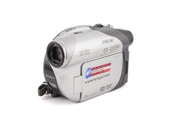 Sony DCR-DVD105E DVD-Handycam Videocamera - Zilver, Verzenden, Zo goed als nieuw