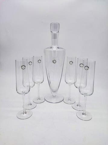 v.nason&c Murano - Drinkset (7) - Wereldcollectie RIGA -