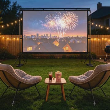 100 Inch Projectiescherm 4:3 met Draagbare Standaard - Anti-, Audio, Tv en Foto, Beamers, Verzenden, Nieuw