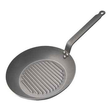 Grillpan | Plaatstaal | Ø30 cm | Ophangoog, Verzenden