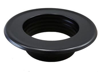 Afwerkrozet Ø100mm - zwart, Verzenden, Nieuw