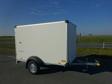 DEMO ACTIE PRIJS Humbaur gesloten afm. 251x132x152m 750kg, Ophalen, Nieuw