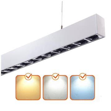 LED Lineair hangarmatuur | Kantoorlamp | Wit | 120cm | 30W, Ophalen of Verzenden, Nieuw in verpakking, Verlichting