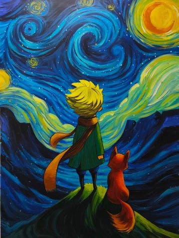 Karlos (XX-XXI) - La noche estrellada del Principito y el
